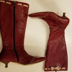 Adriana Caras Red Boots